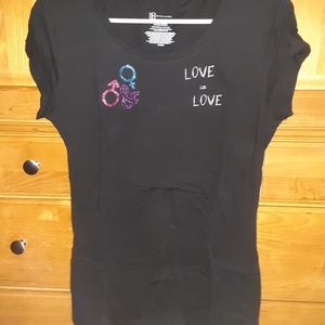 no boundaries bisexuality t shirt size: L 11-13